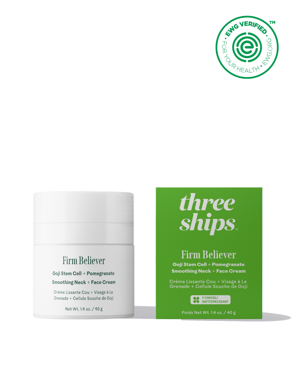 Firm Believer™ Goji Stem Cell + Pomegranate Smoothing Neck + Face Cream