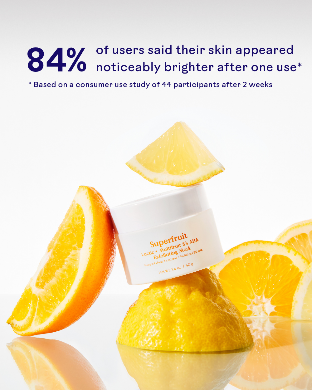 Superfruit Lactic + Multifruit 8% AHA Exfoliating Mask