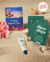 Smooth Tides Off Duty Biodegradable Eye Masks + Dew Drops Hyaluronic Acid Serum