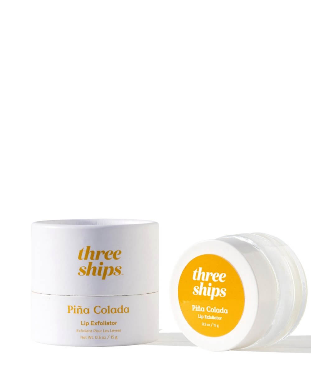 Piña Colada Lip Exfoliator Three Ships LIP CARE Natural Vegan Cruelty-free Skincare